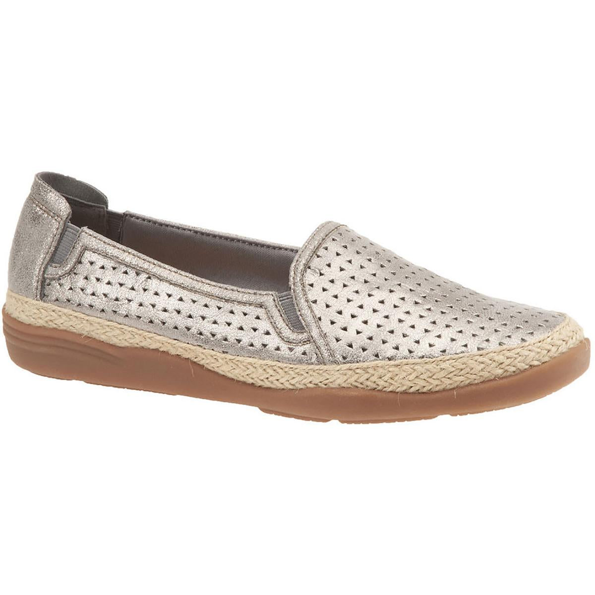 Elaina Ruby Womens Perforated Loafers