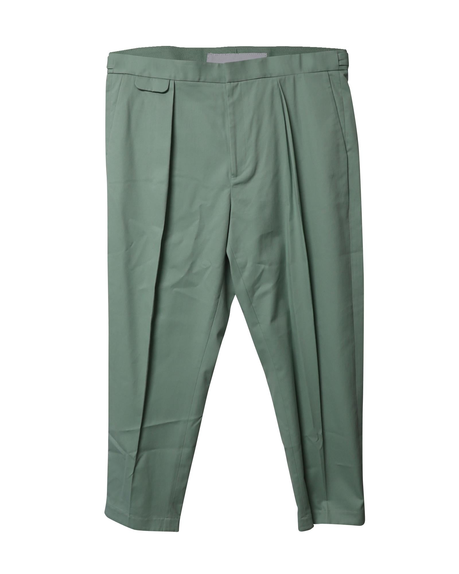 Equipment Relaxed Green Lyocell Trousers