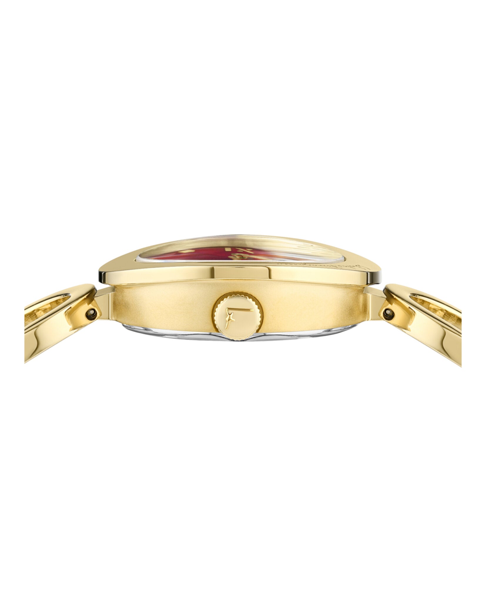 Ferragamo Womens Gancino Gold 28mm Bracelet Fashion Watch