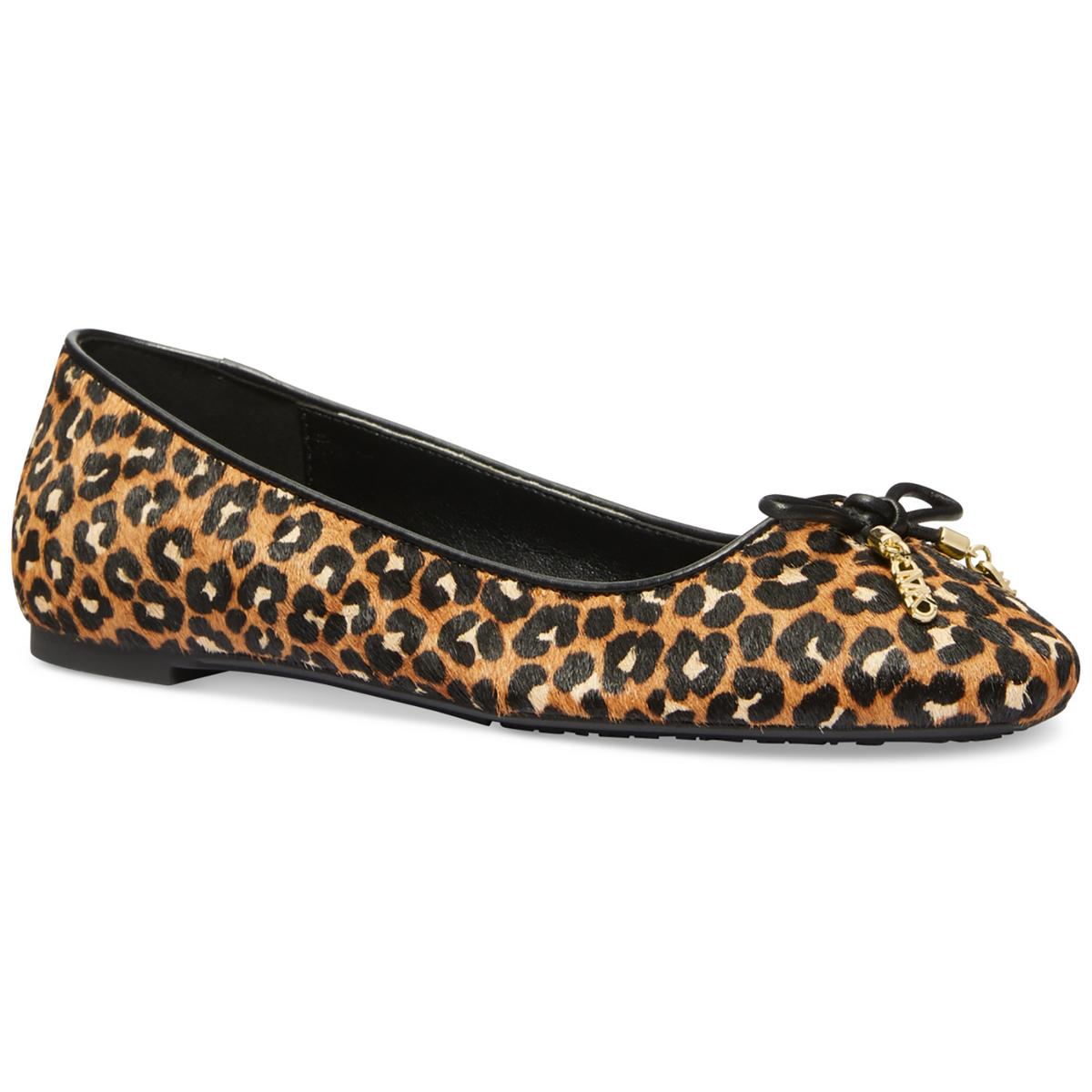 Nori Womens Leather Ballet Flats