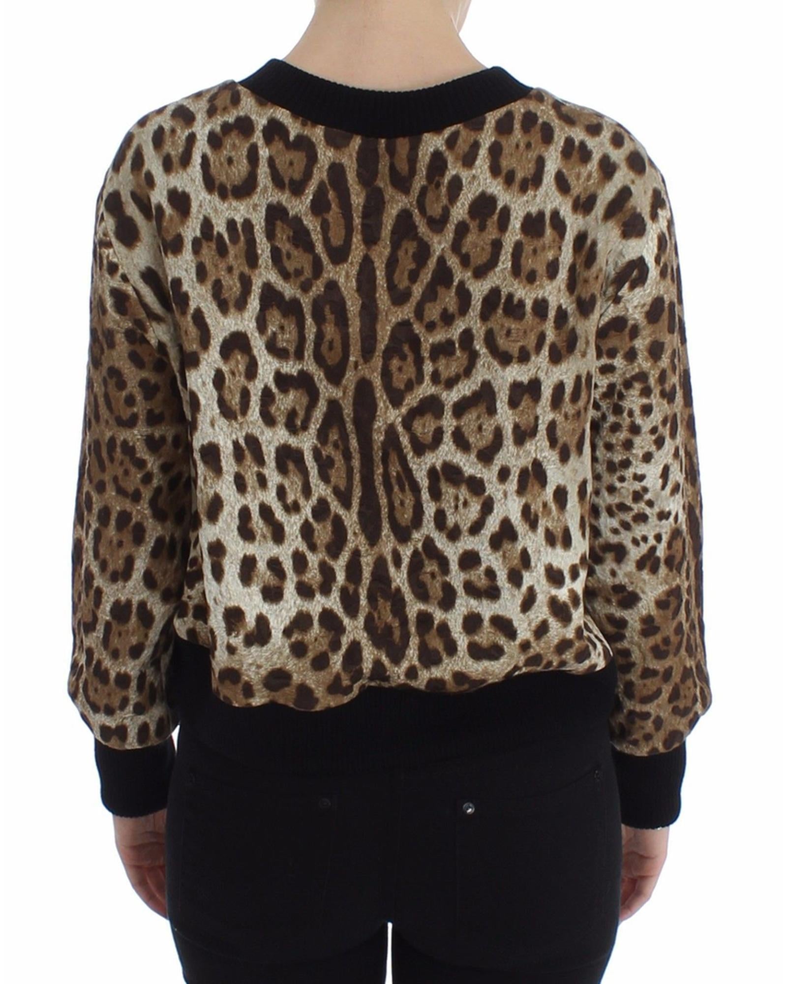 Dolce & Gabbana  Leopard Print Sweatshirt