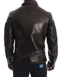 Dolce & Gabbana Lambskin Leather Zipper Jacket13