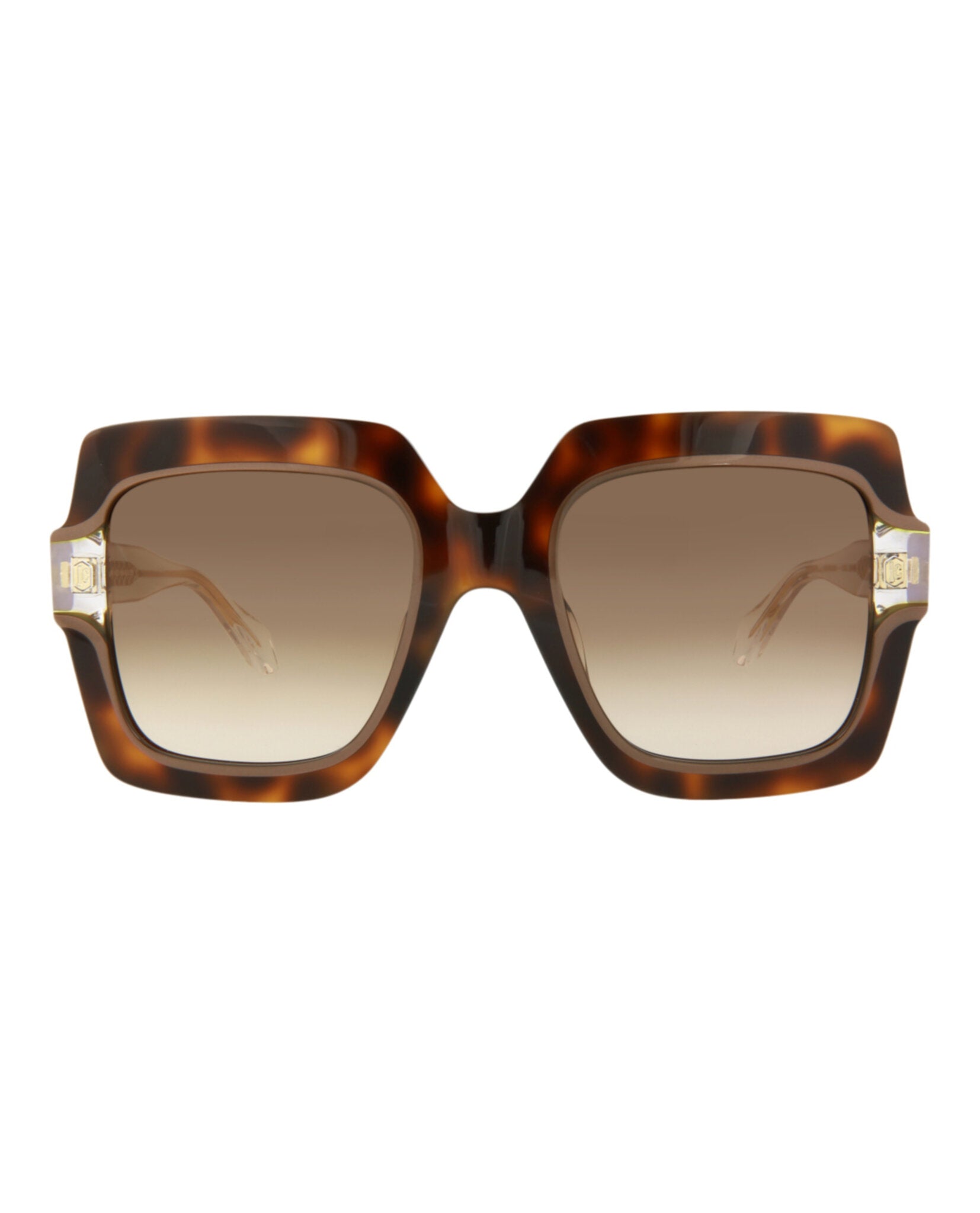 Just Cavalli Womens Square/Rectangle Havana Brown Fashion Designer Eyewear