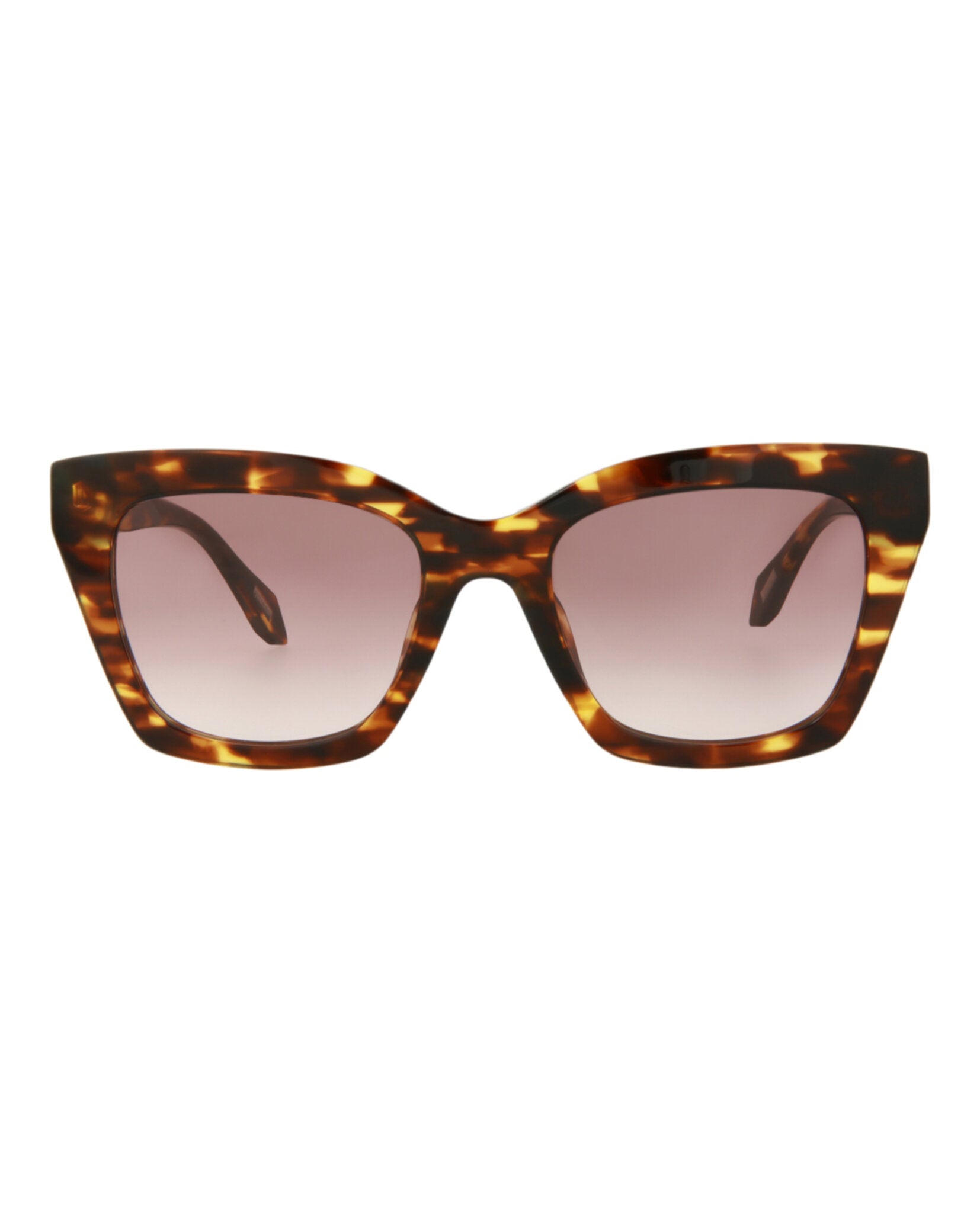 Just Cavalli Womens Cat Eye Avana Lucida 743Y Fashion Designer Eyewear