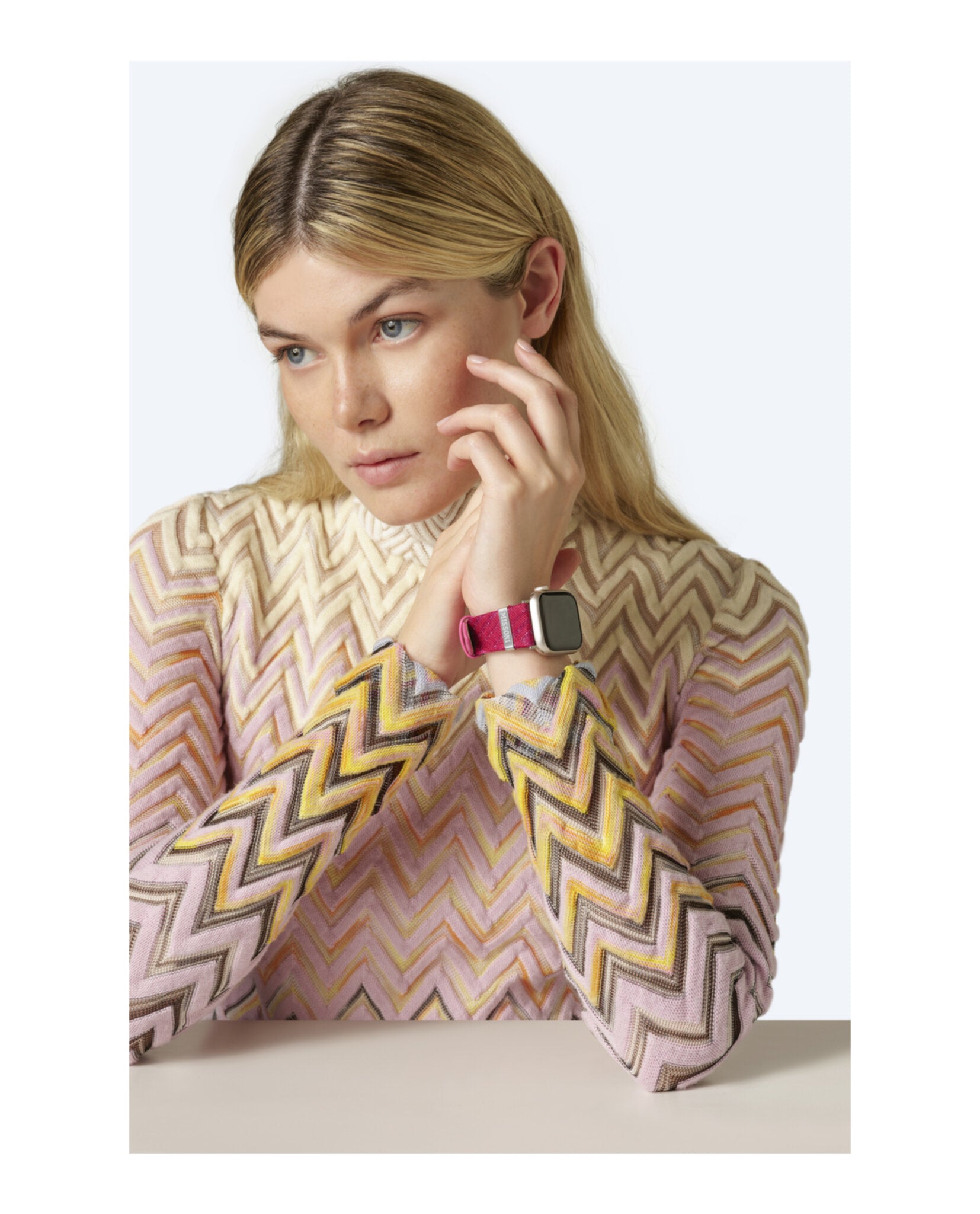 Missoni Unisex-Adult  Fabric Apple Watch® Strap