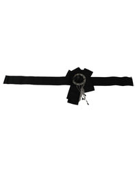 Dolce & Gabbana  Black Flower Belt for Women37