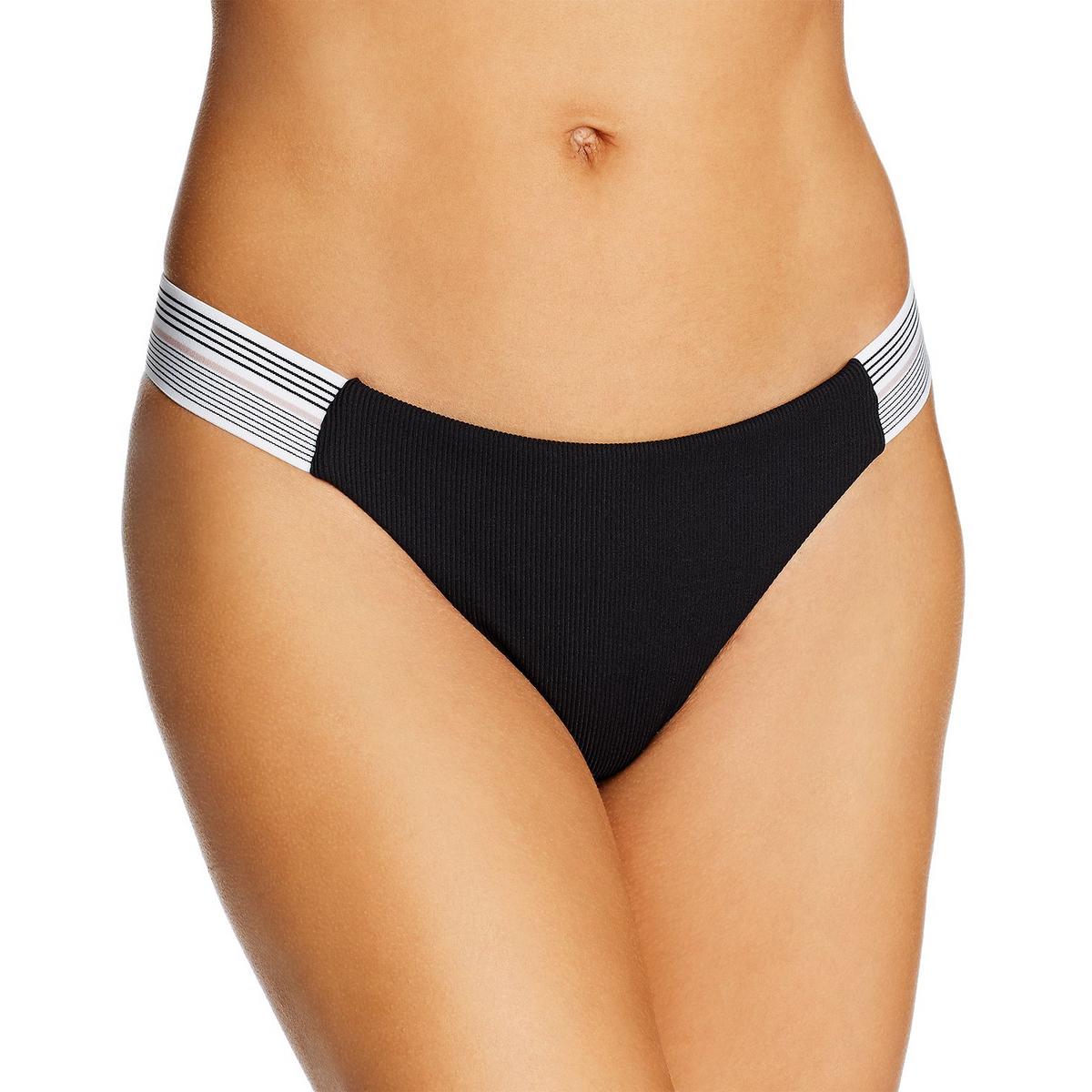 Womens Striped Hip Swim Bottom Separates