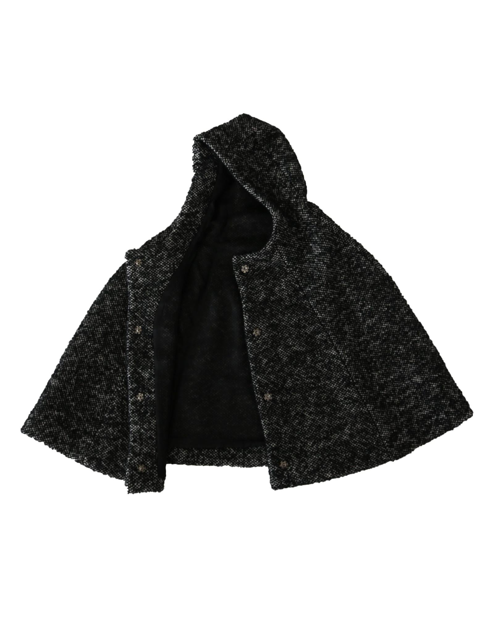 Dolce & Gabbana  Women's Black Hooded Cape