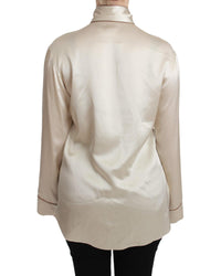 Dolce & Gabbana Queen Silk Satin  Sleeve Top4