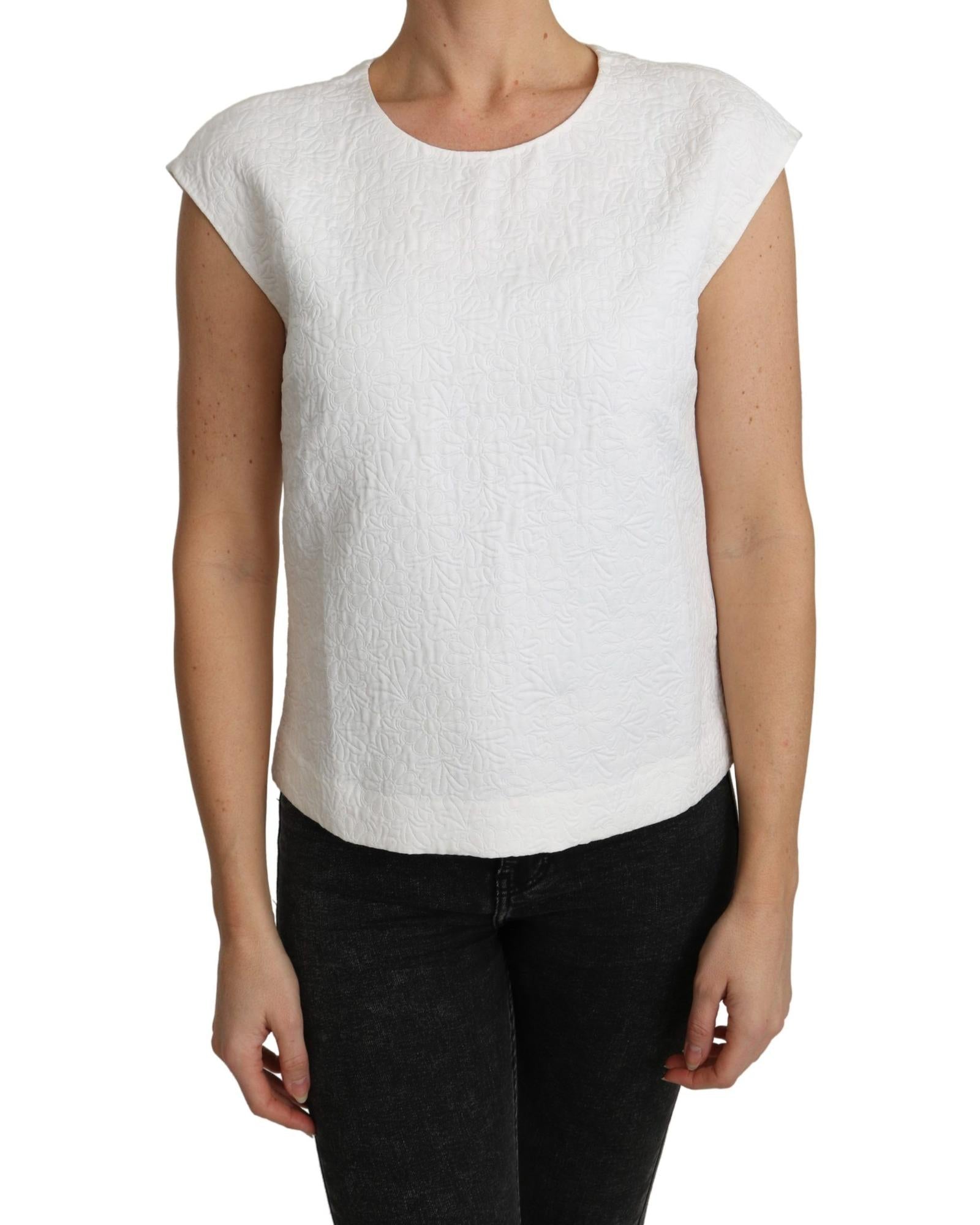 Dolce & Gabbana  Women's Embroidered Top in White