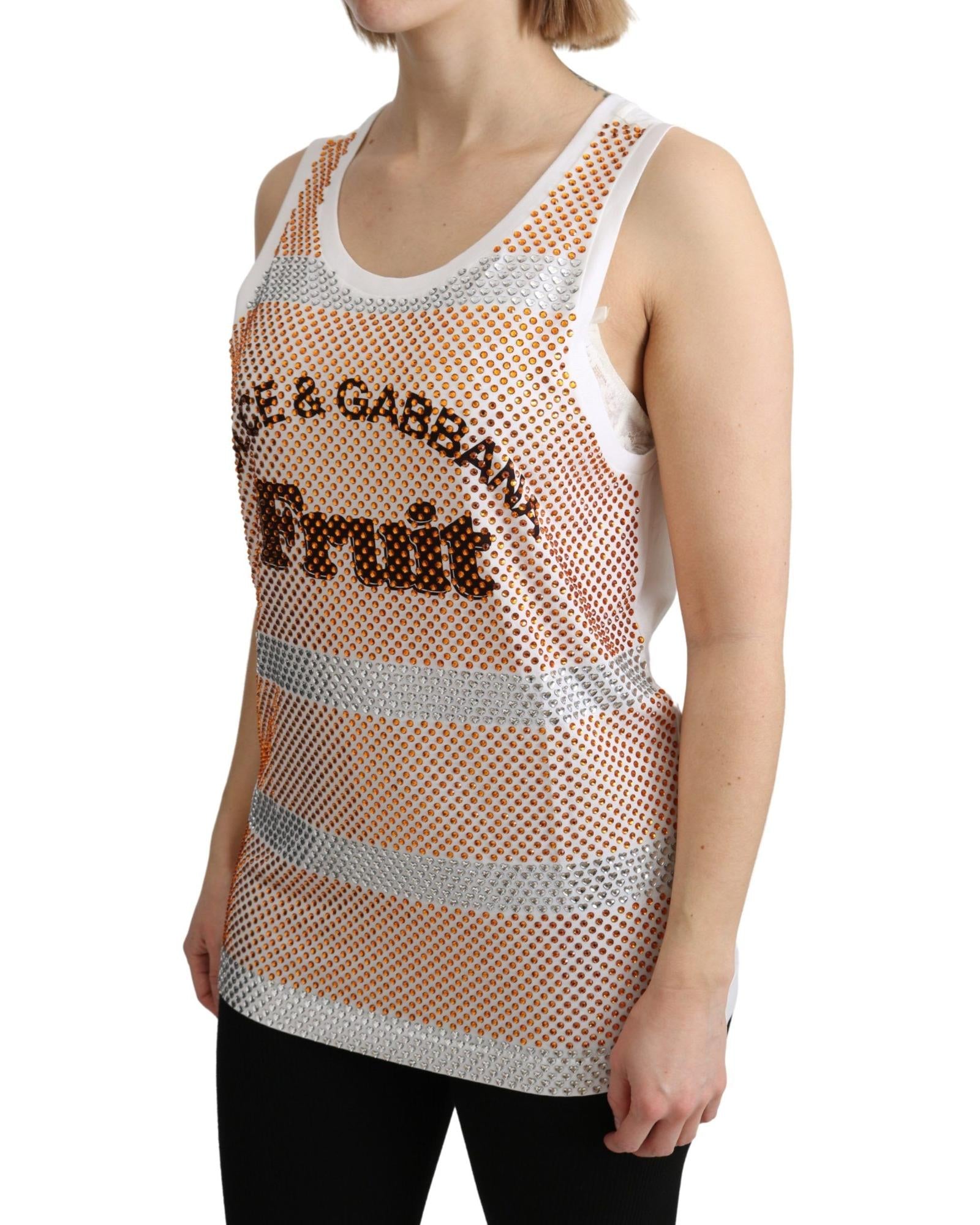 Dolce & Gabbana Gorgeous Crystal Embellished Sleeveless Tank Top22