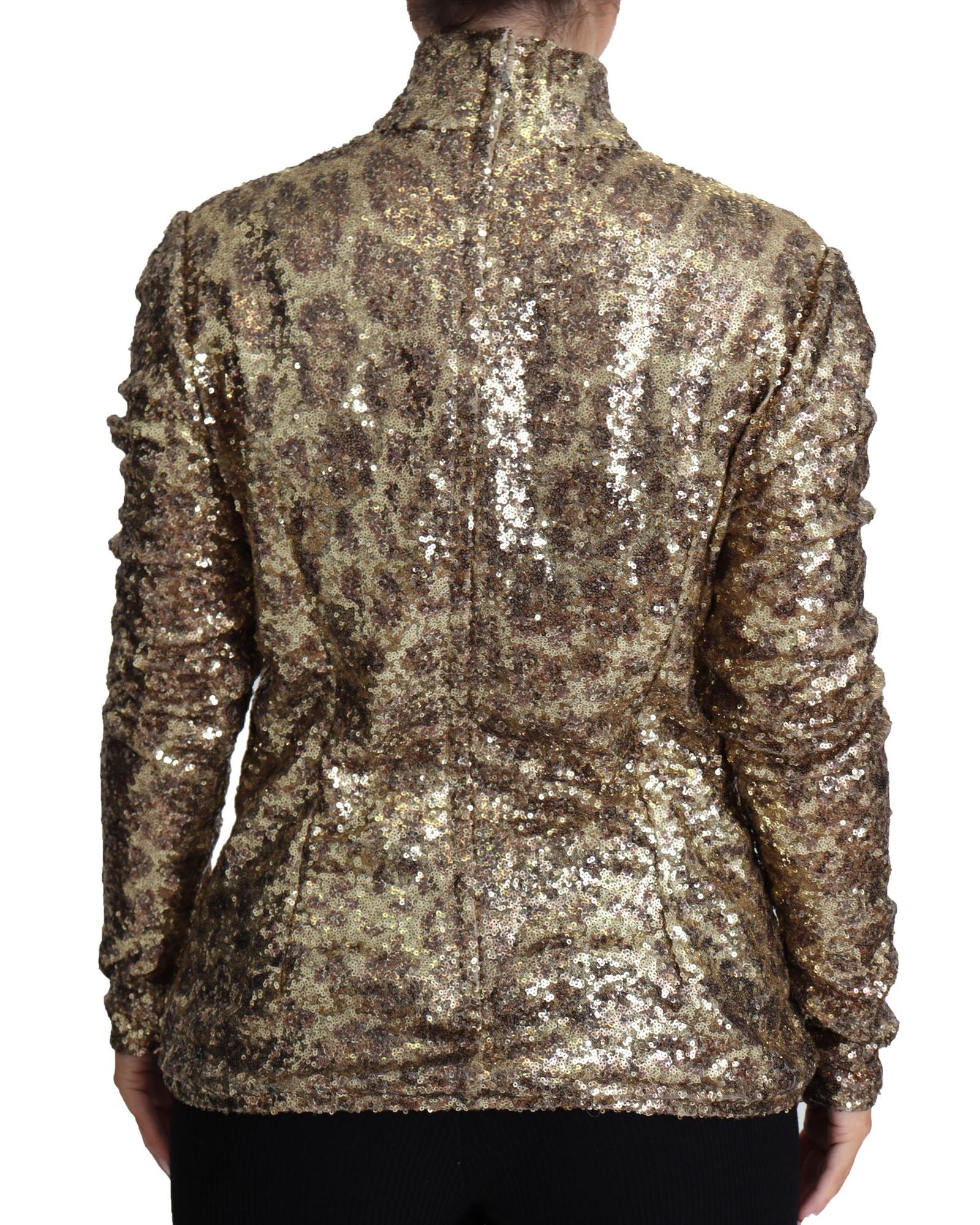 Dolce & Gabbana Gorgeous  Sequin Turtleneck Sweater