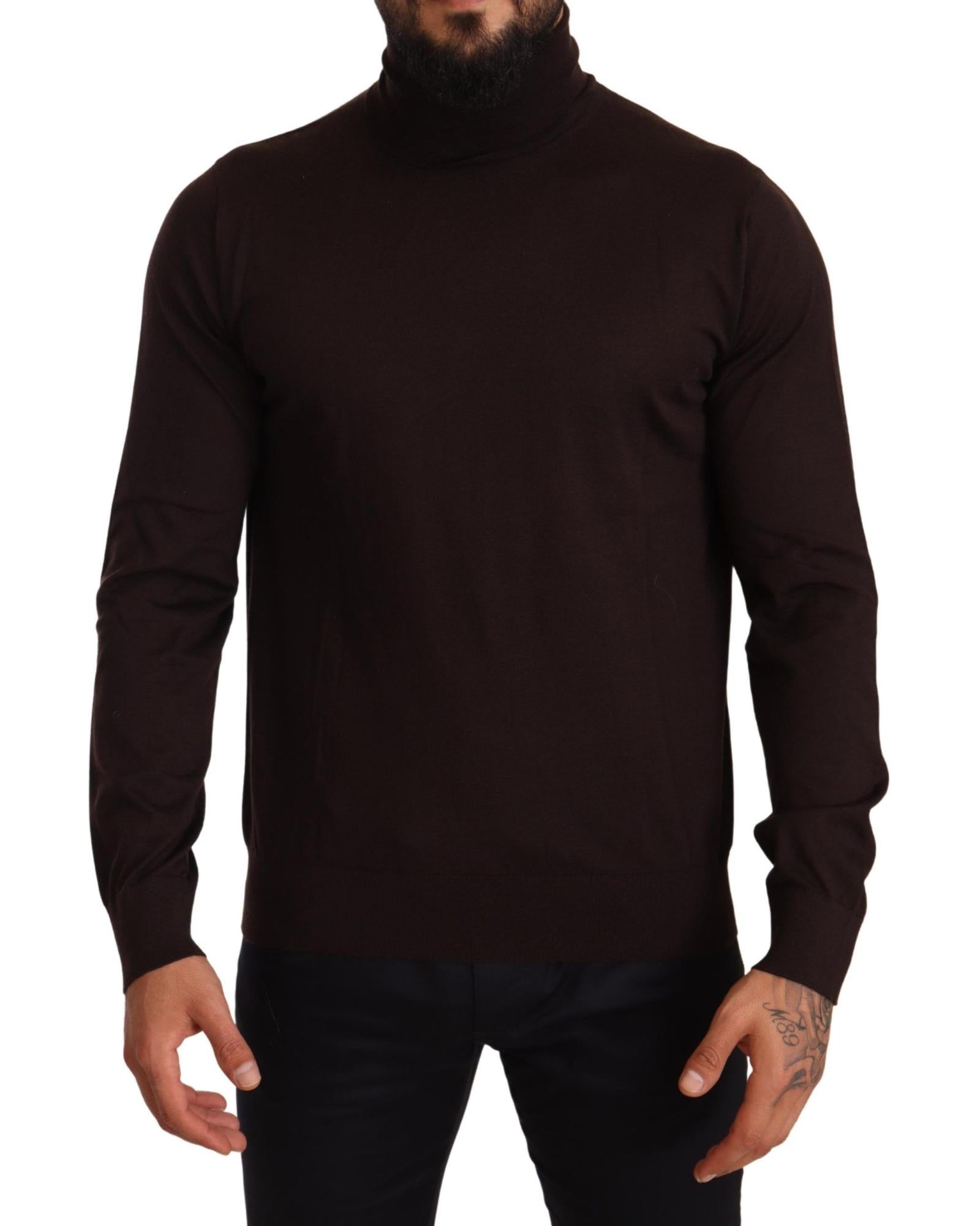 Dolce & Gabbana Ribbed Cashmere Turtleneck Sweater