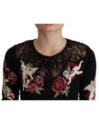 Dolce & Gabbana Angel Embroidered Cardigan Sweater3