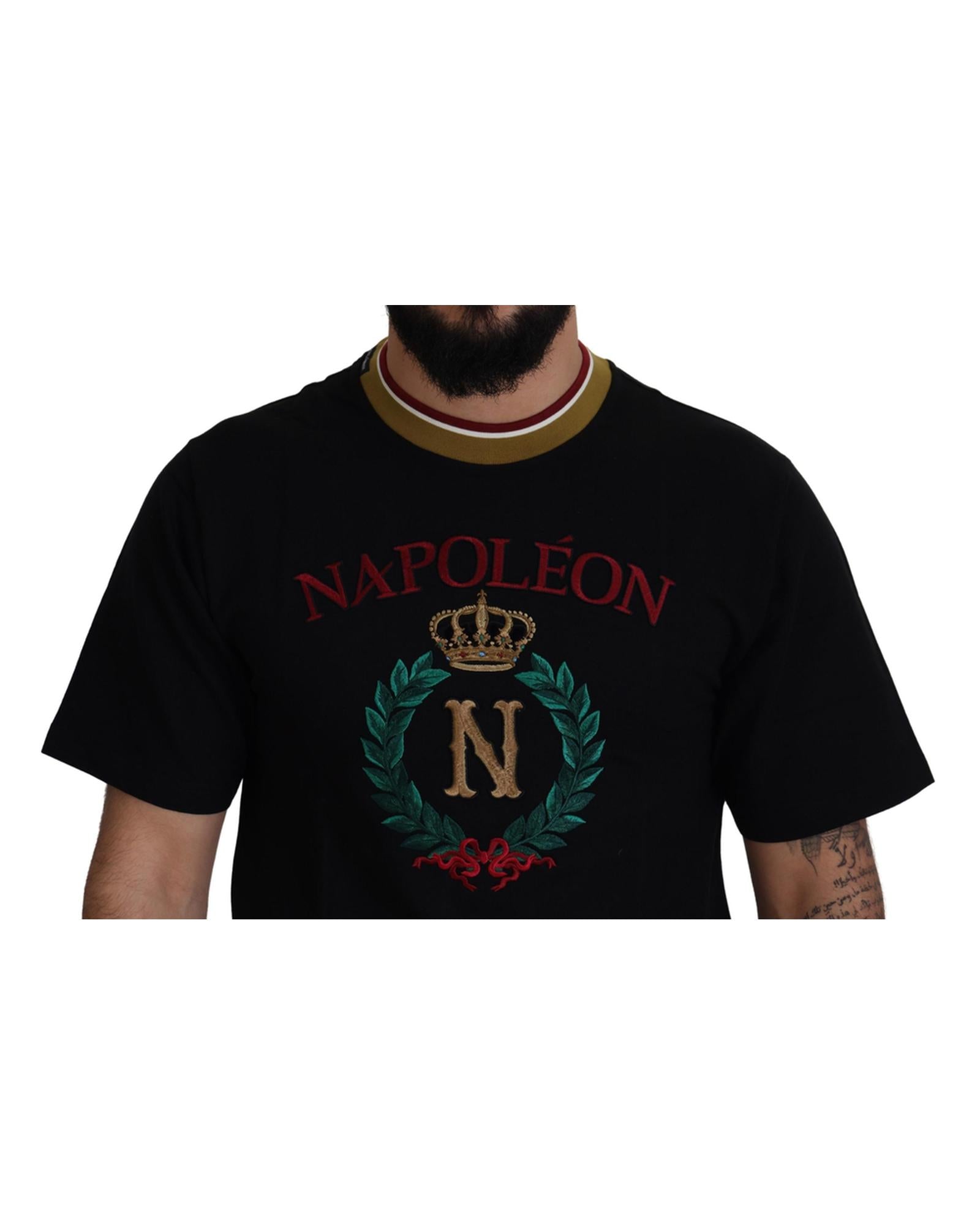 Dolce & Gabbana  Men's Napoleon T-Shirt Black