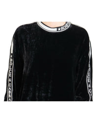 Dolce & Gabbana Gorgeous  Velvet Crewneck Pullover Sweater3