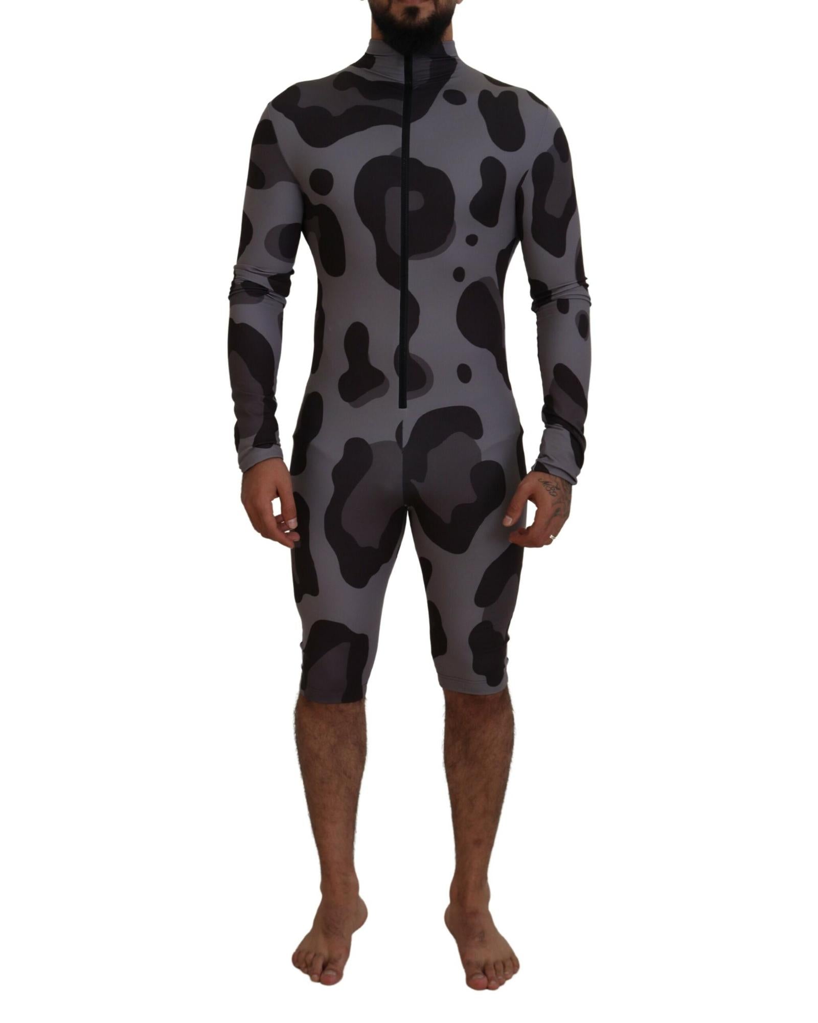 Dolce & Gabbana  Leopard Print Swimsuit for Men