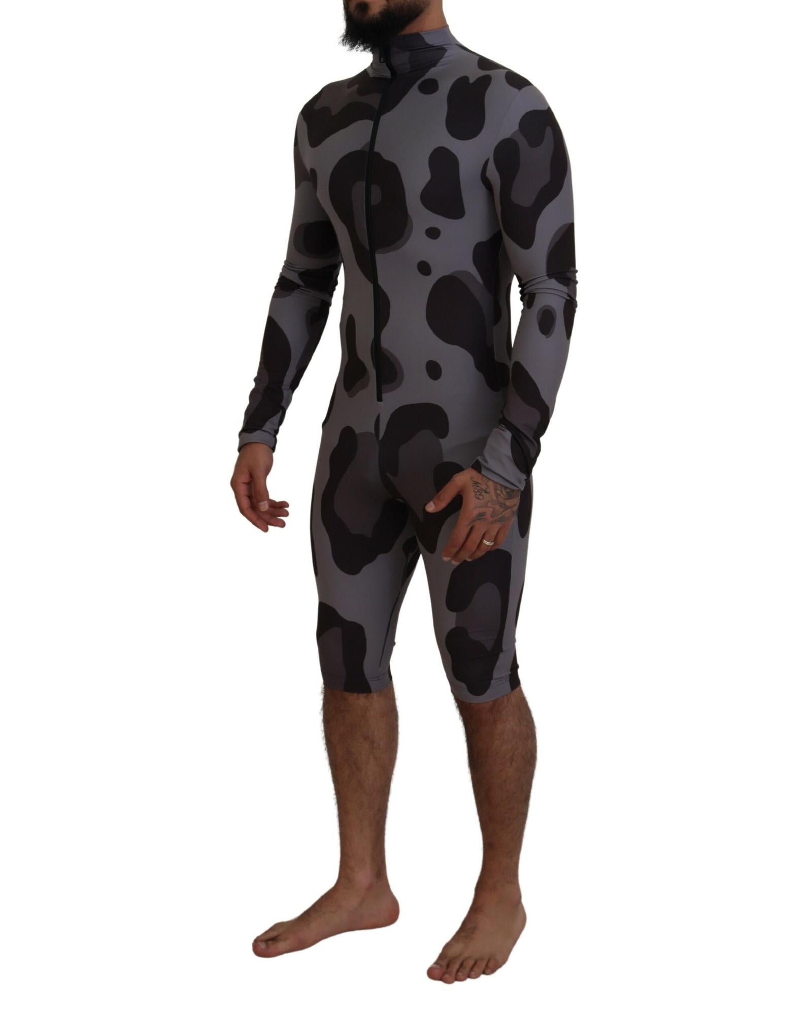 Dolce & Gabbana  Leopard Print Swimsuit for Men