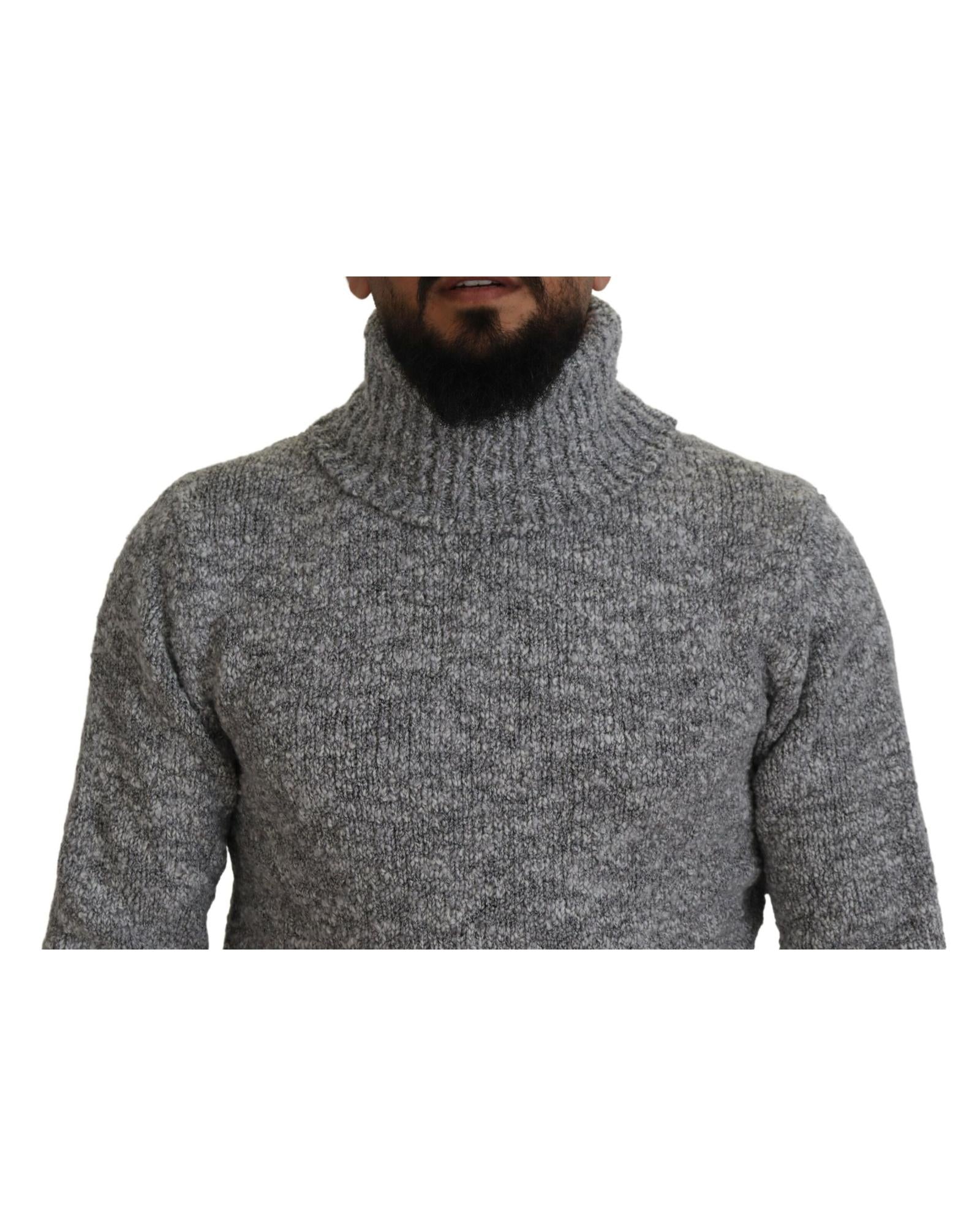 Dolce & Gabbana Wool Knit Turtleneck Sweater