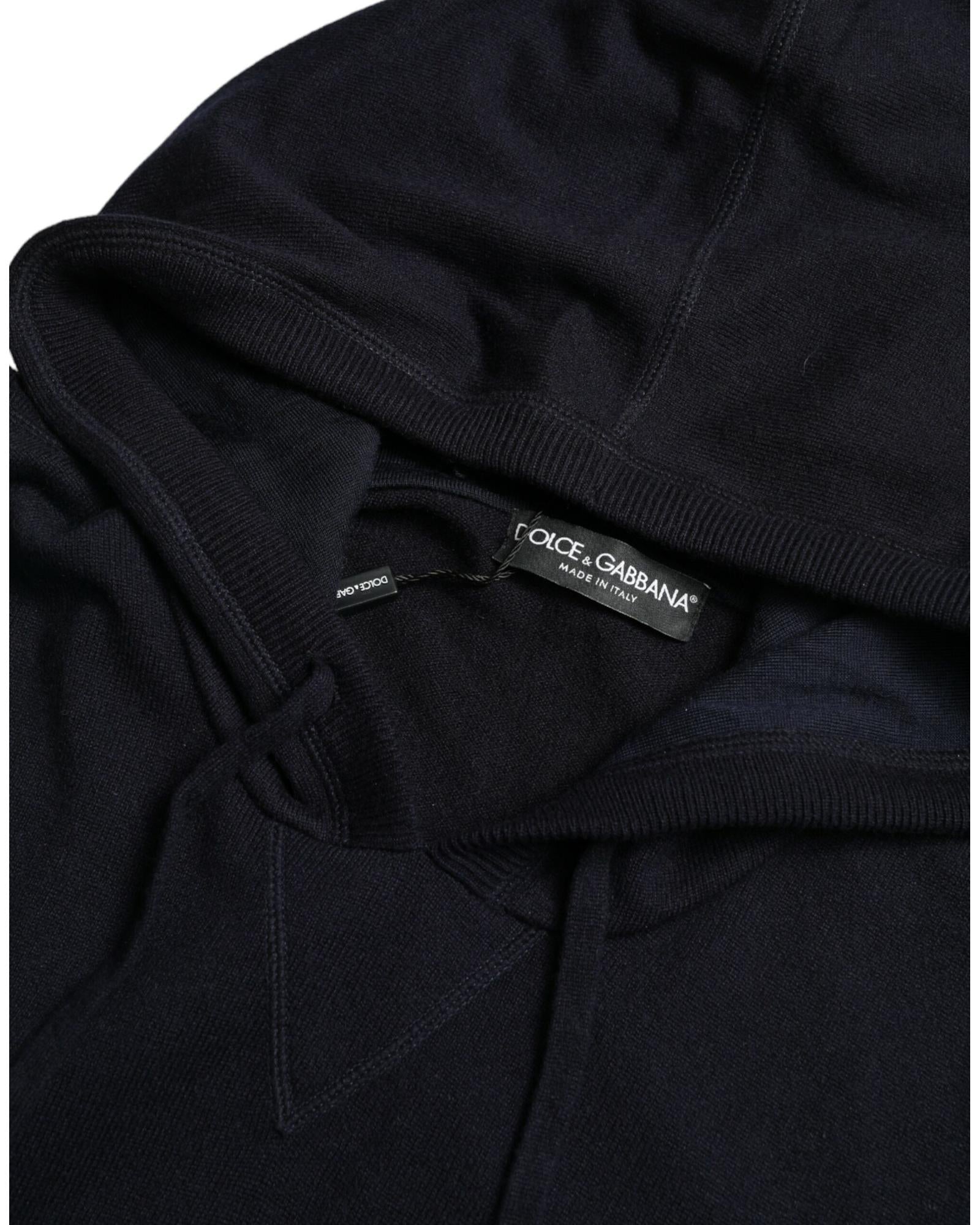 Dolce & Gabbana  Men's Hooded Sweatshirt - Blue