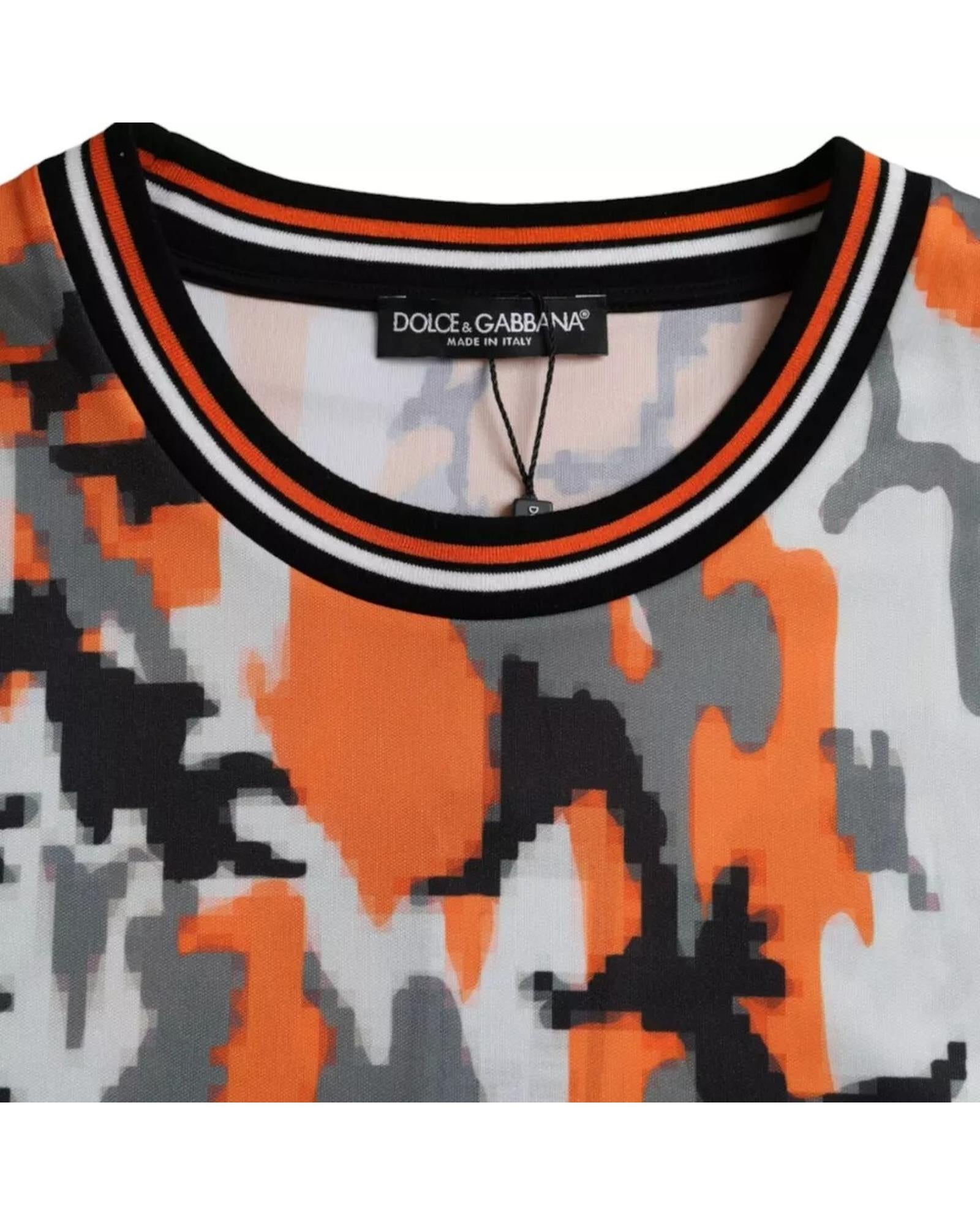 Dolce & Gabbana  Camouflage Print T-Shirt for Men