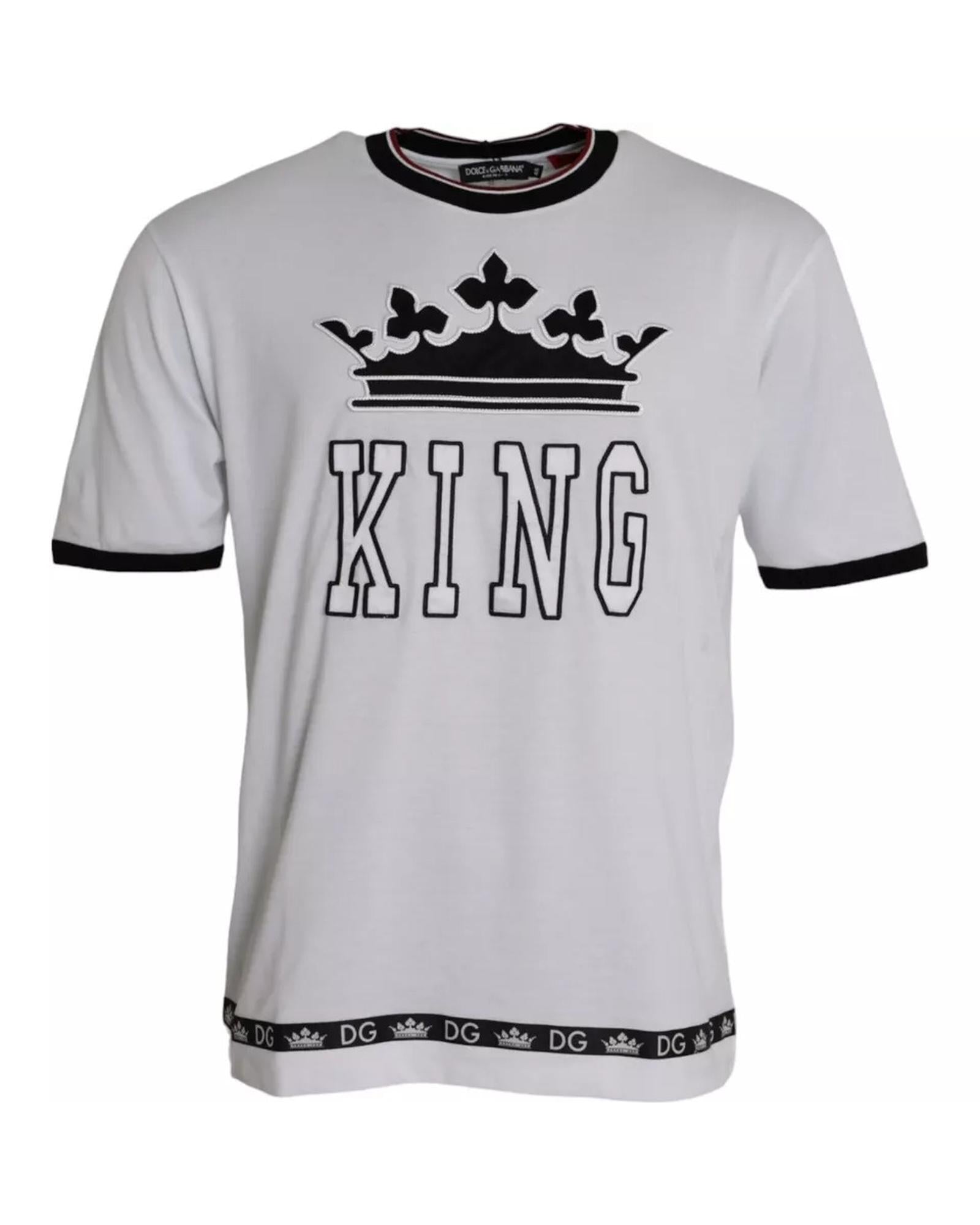 Dolce & Gabbana  King Crown TShirt White