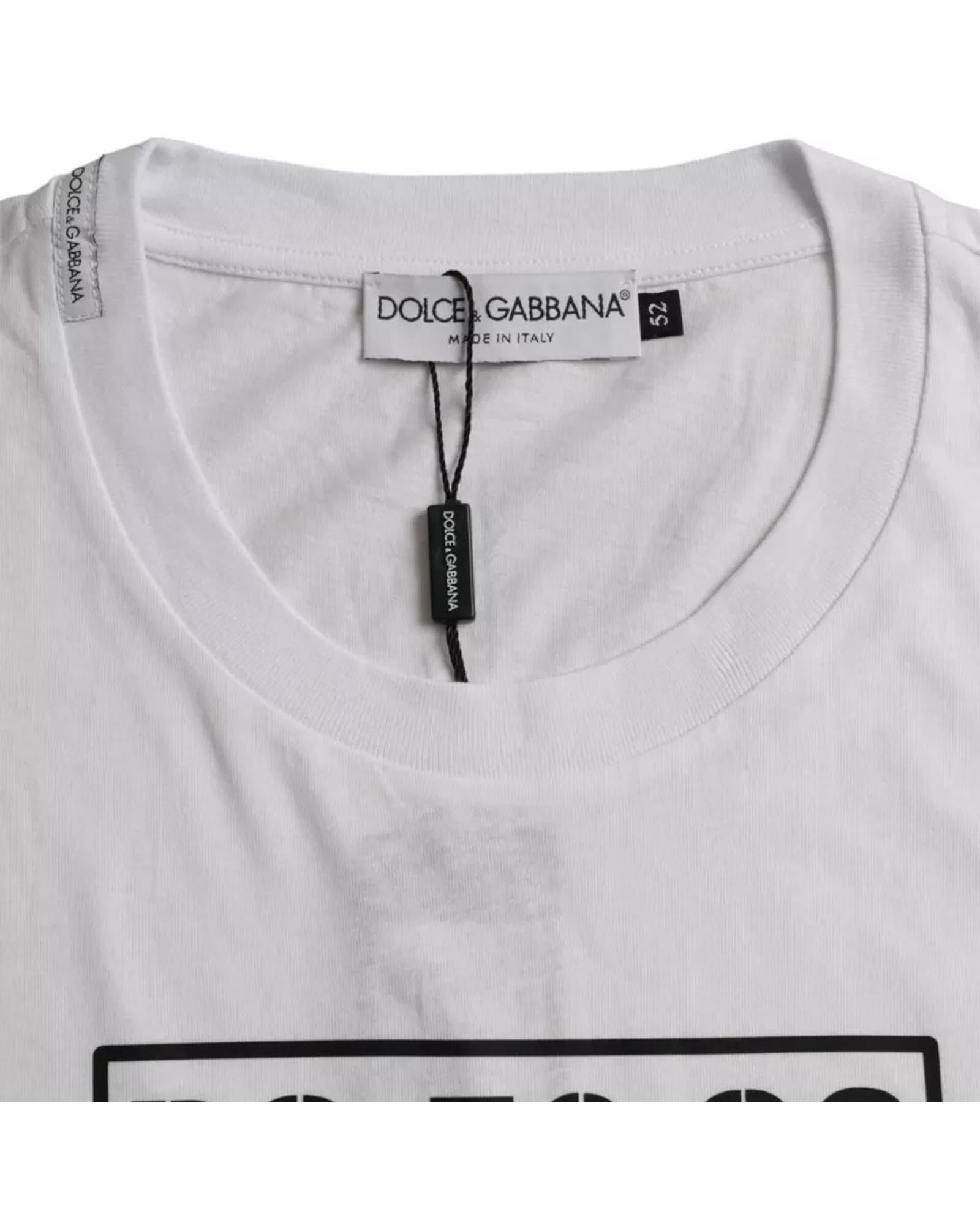 Dolce & Gabbana  Men's DG 5862 T-Shirt - White