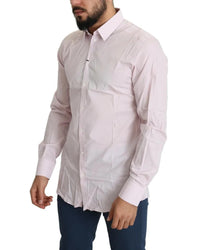 Dolce & Gabbana Light  Cotton Long Sleeve Dress Shirt with Spread Collar and Barrel Cuffs2