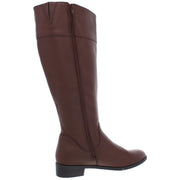 Karen Scott Womens Deliee 2 Faux Leather Tall Riding Boots