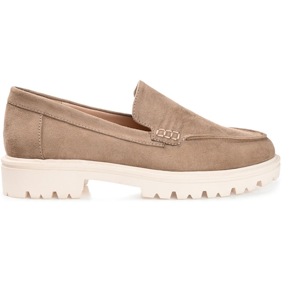 Erika Womens Faux Suede Slip-On Loafers