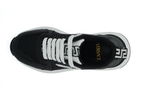 Versace Elegant Monochrome Leather Women's Sneakers18