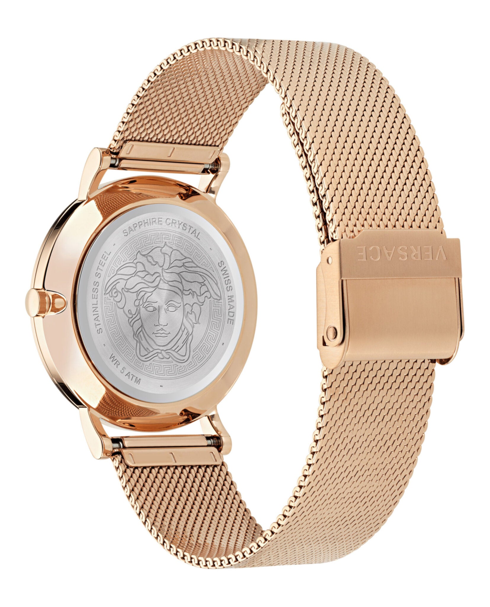 Versace Womens Versace New Generation Rose Gold 36mm Bracelet Fashion Watch