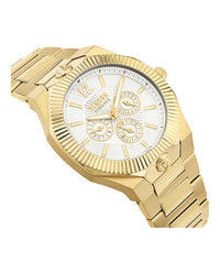 Versus Versace Mens Echo Park Multifunction Gold 42mm Bracelet Fashion Watch9