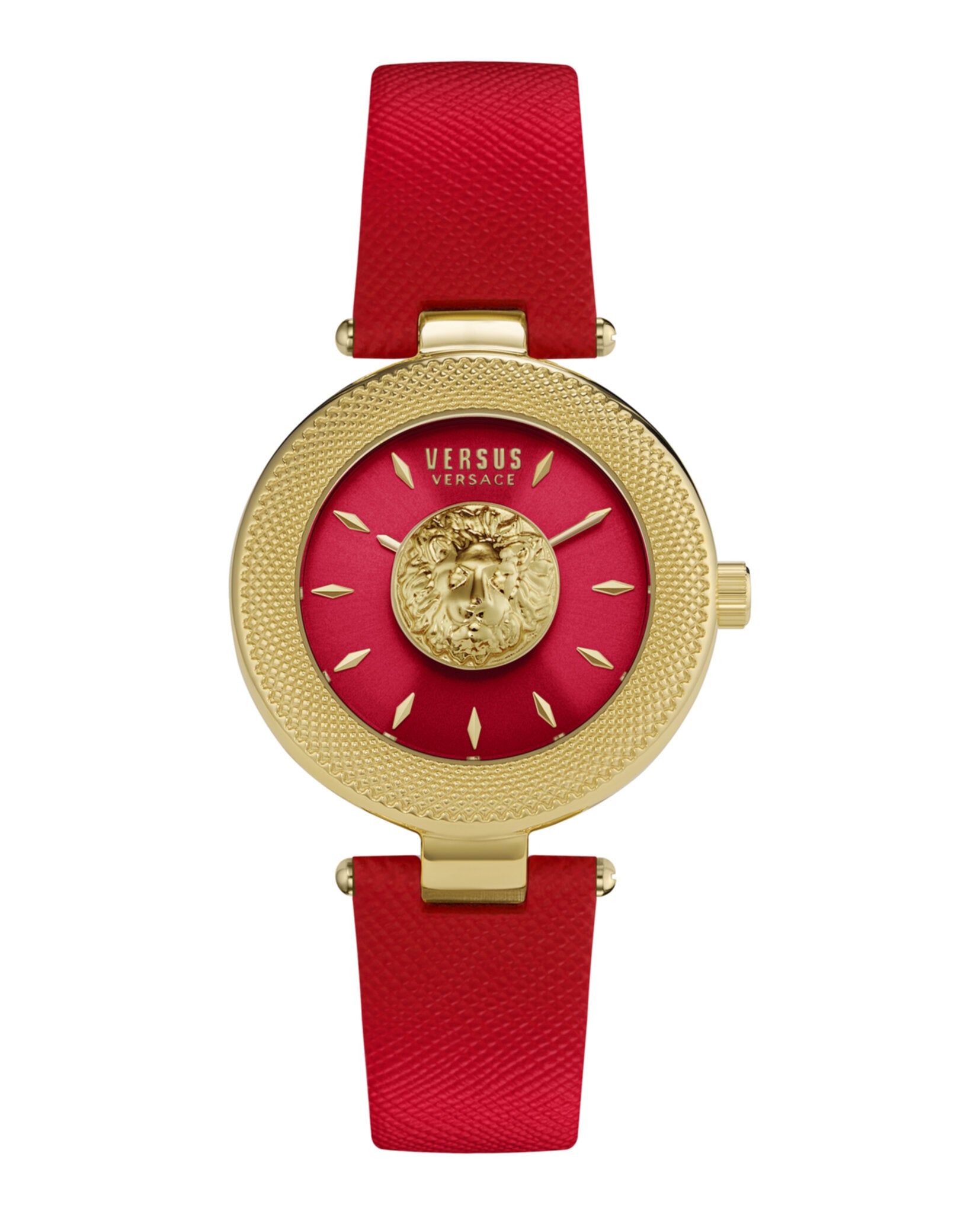 Versus Versace Womens Brick Lane Lion  40mm Strap Fashion Watch