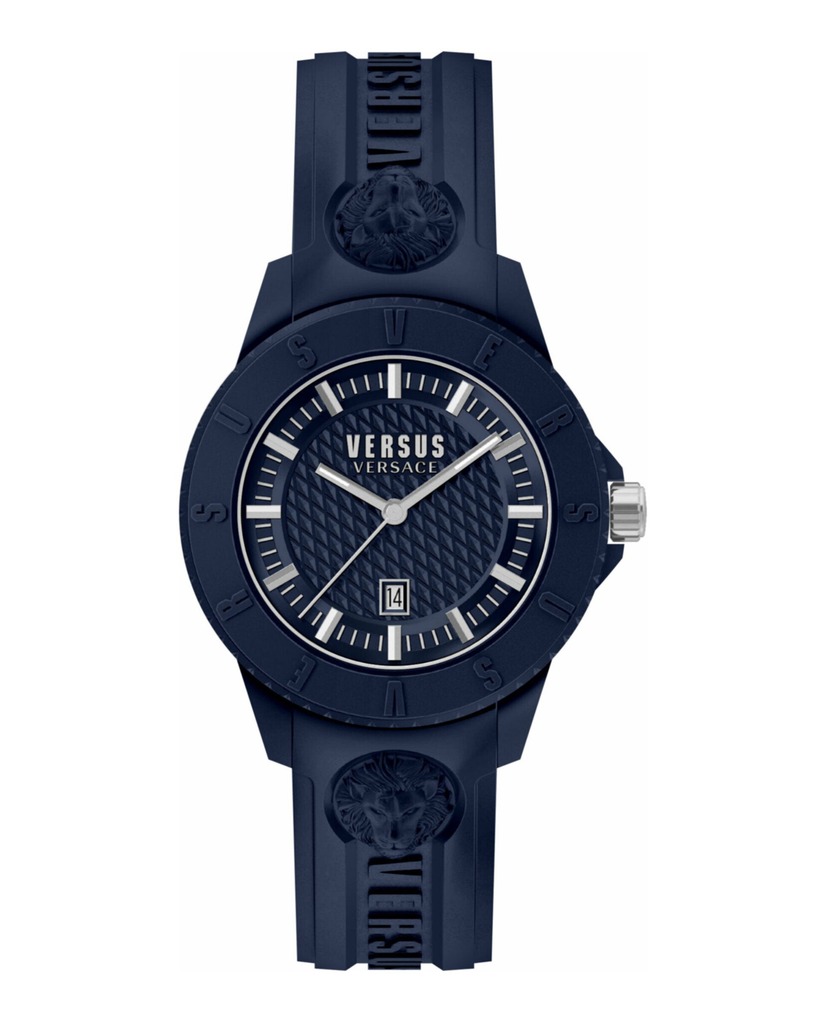 Versus Versace Mens Tokyo R Blue 43mm Strap Fashion Watch