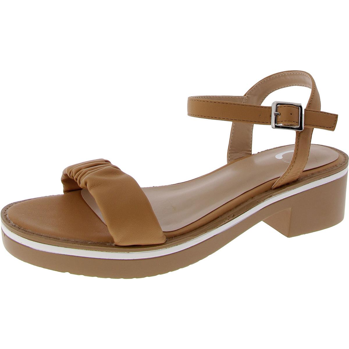 Dexxla Sandals Womens Open Toe Comfort Ankle Strap