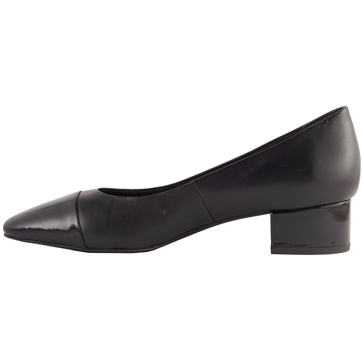 Colette Womens Leather Slip-On Pumps