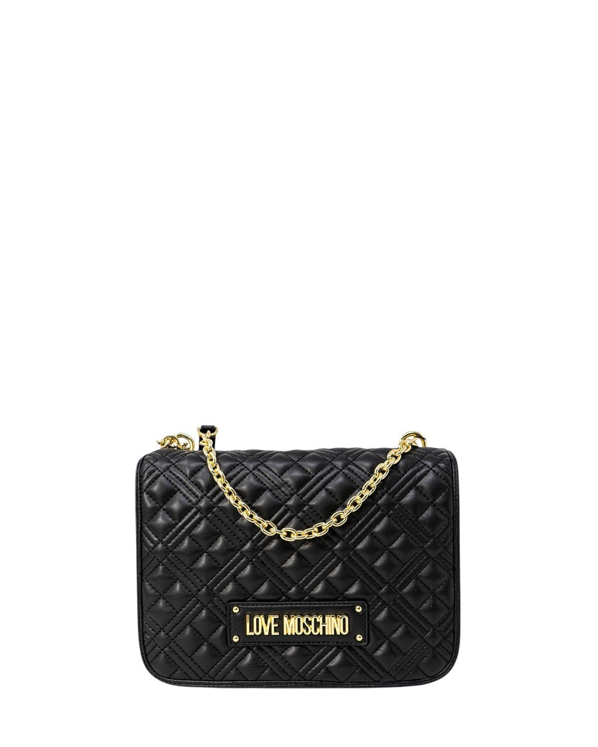 Love Moschino  Quilted Shoulder Bag JC4127PP1CLA0000 Black