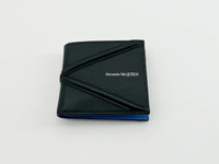 Alexander McQueen Black Leather 'The Harness' Bifold Wallet1