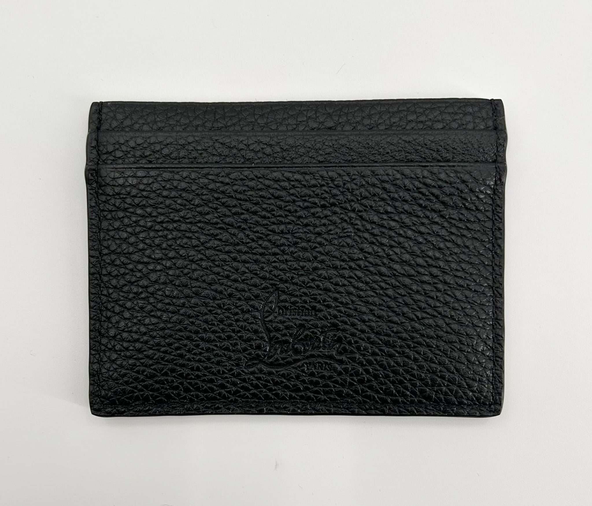 Christian Louboutin Kios Techno Leather Card Holder - Black2