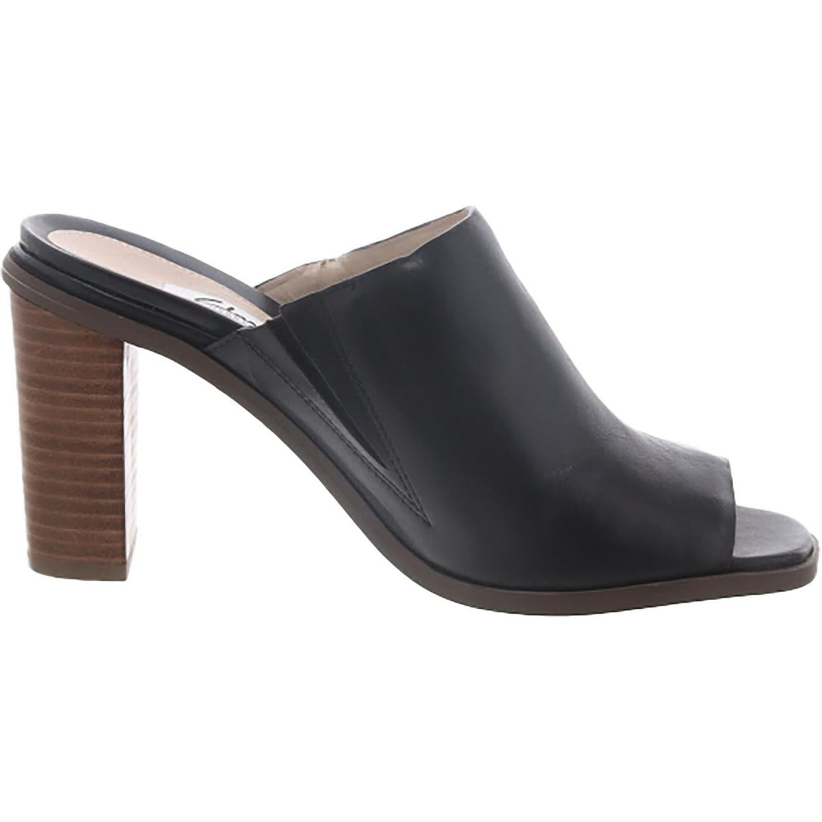 Image Gallery Womens Leather Slip-On Mules