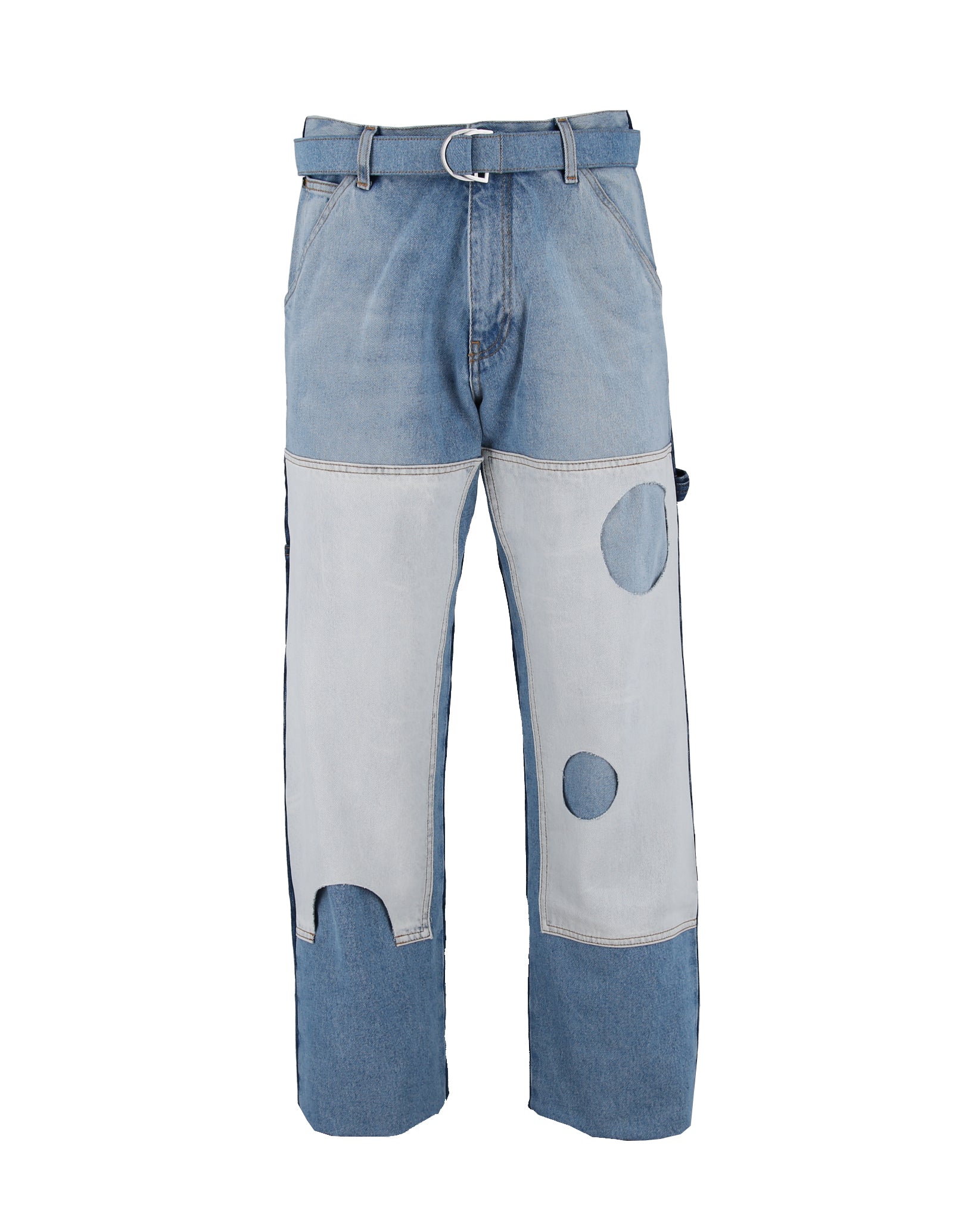 Off-White Mens Meteor Denim Carpenter Pants