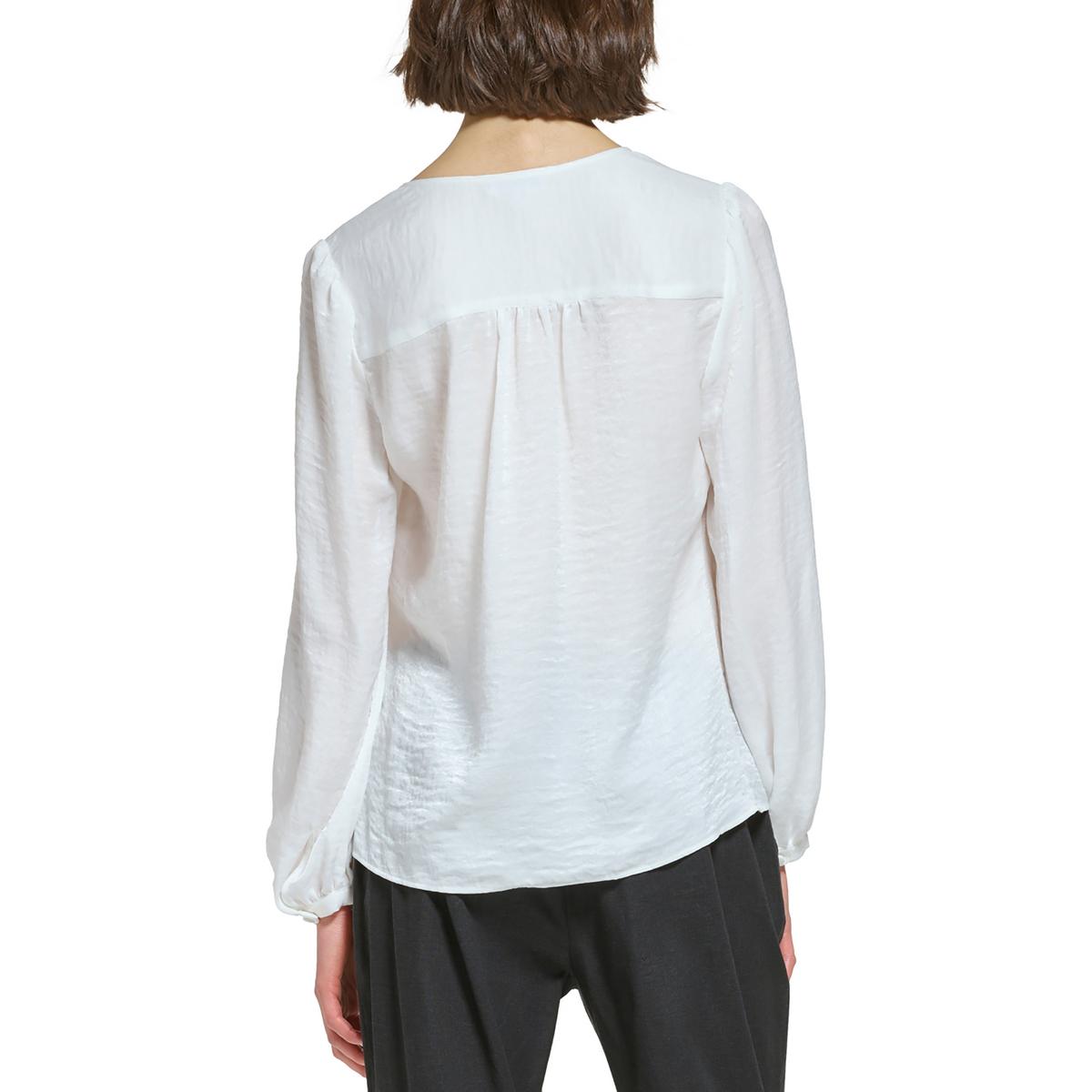 Womens Ruffled Pullover Top