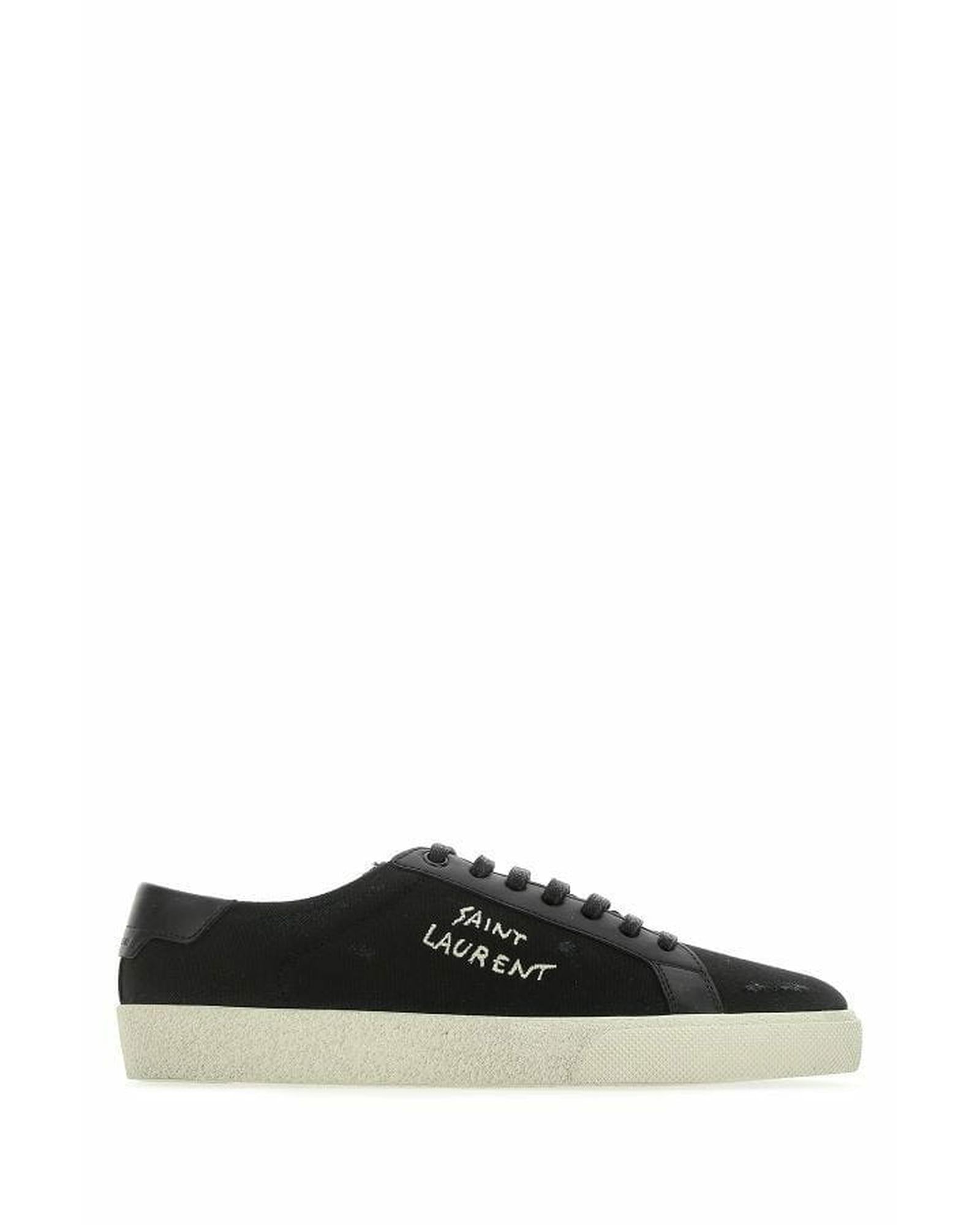 Saint Laurent  Court Classic Low Top Sneakers  Black