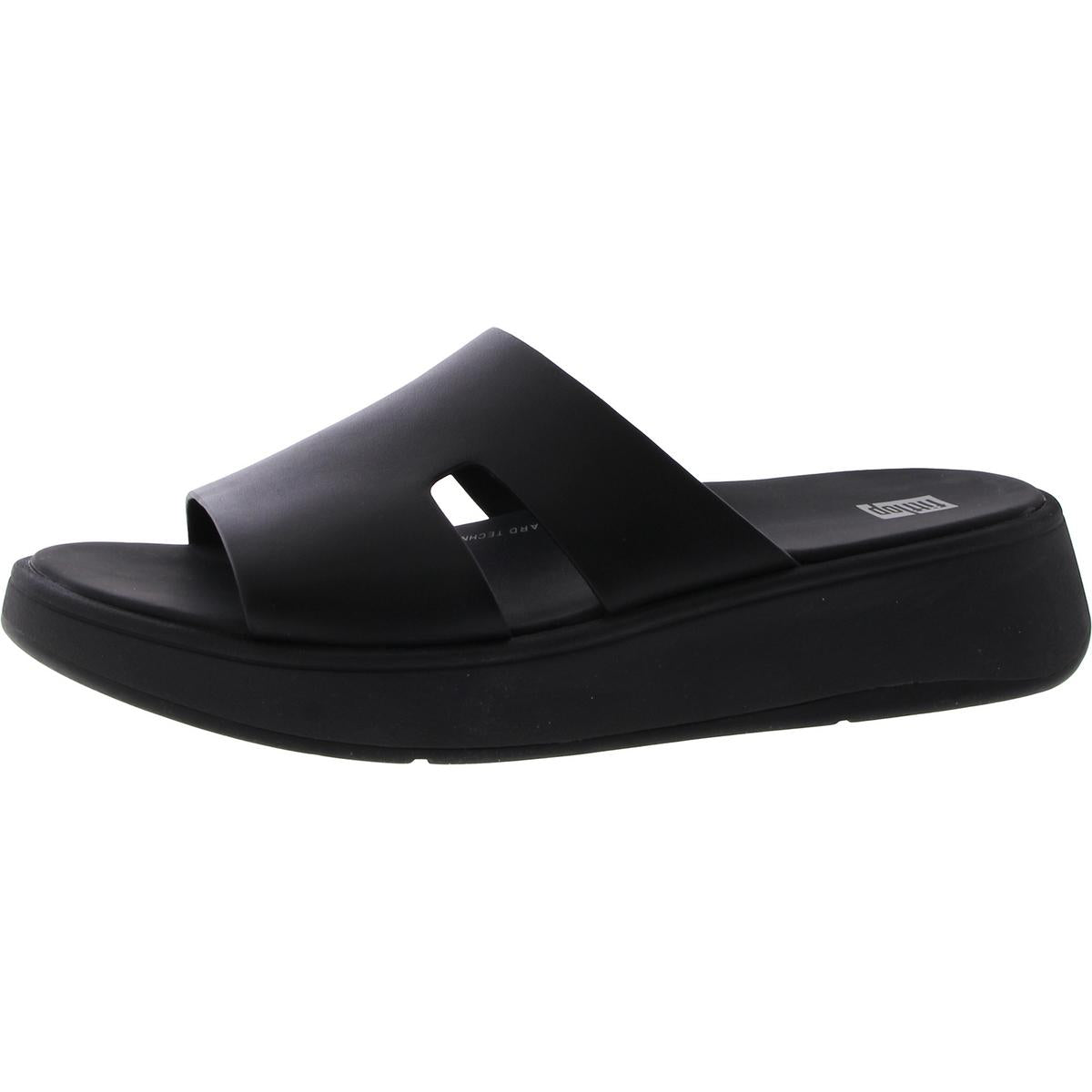 FMODE RAW Womens Leather Slip on Wedge Sandals