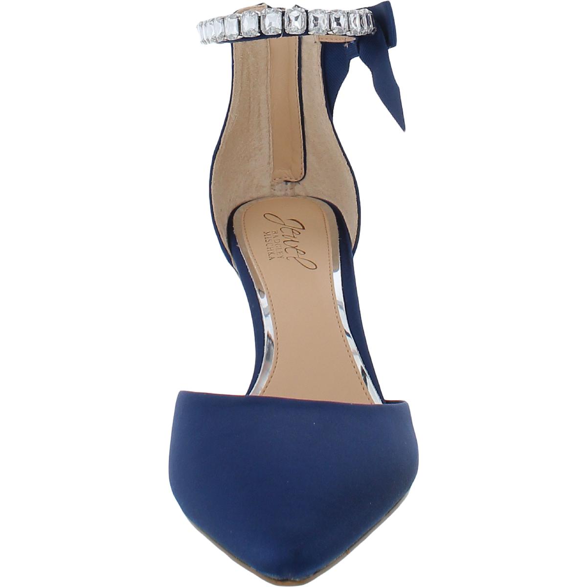 Jaycee Womens Dressy Ankle Strap Pumps