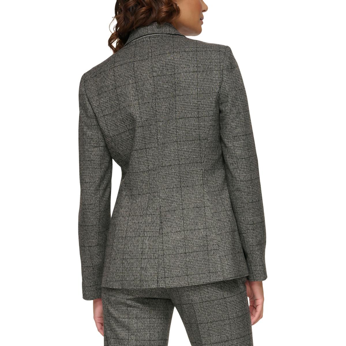 Petites Womens Suit Separate Office One-Button Blazer