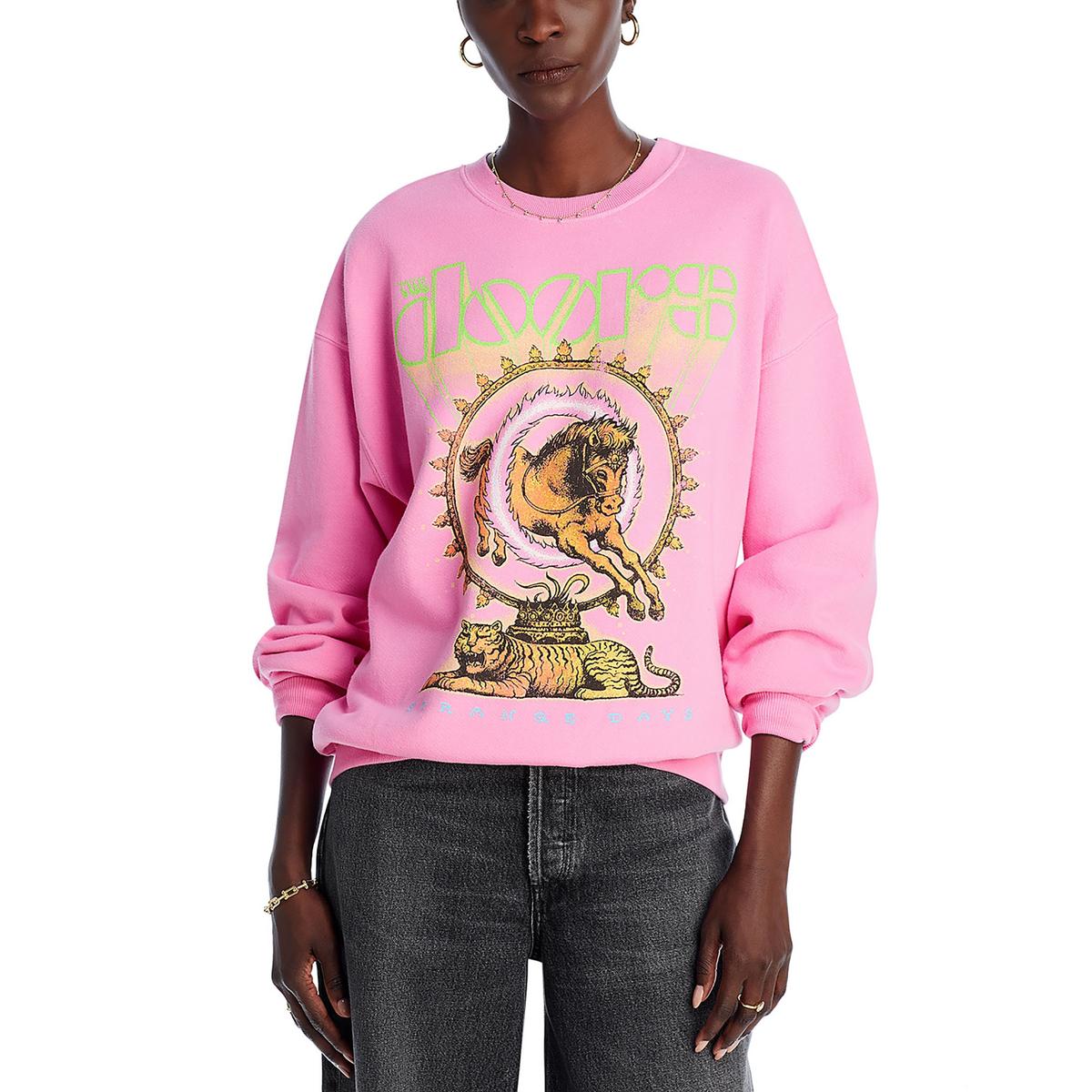 The Doors Womens Crewneck Printed Sweatshirt