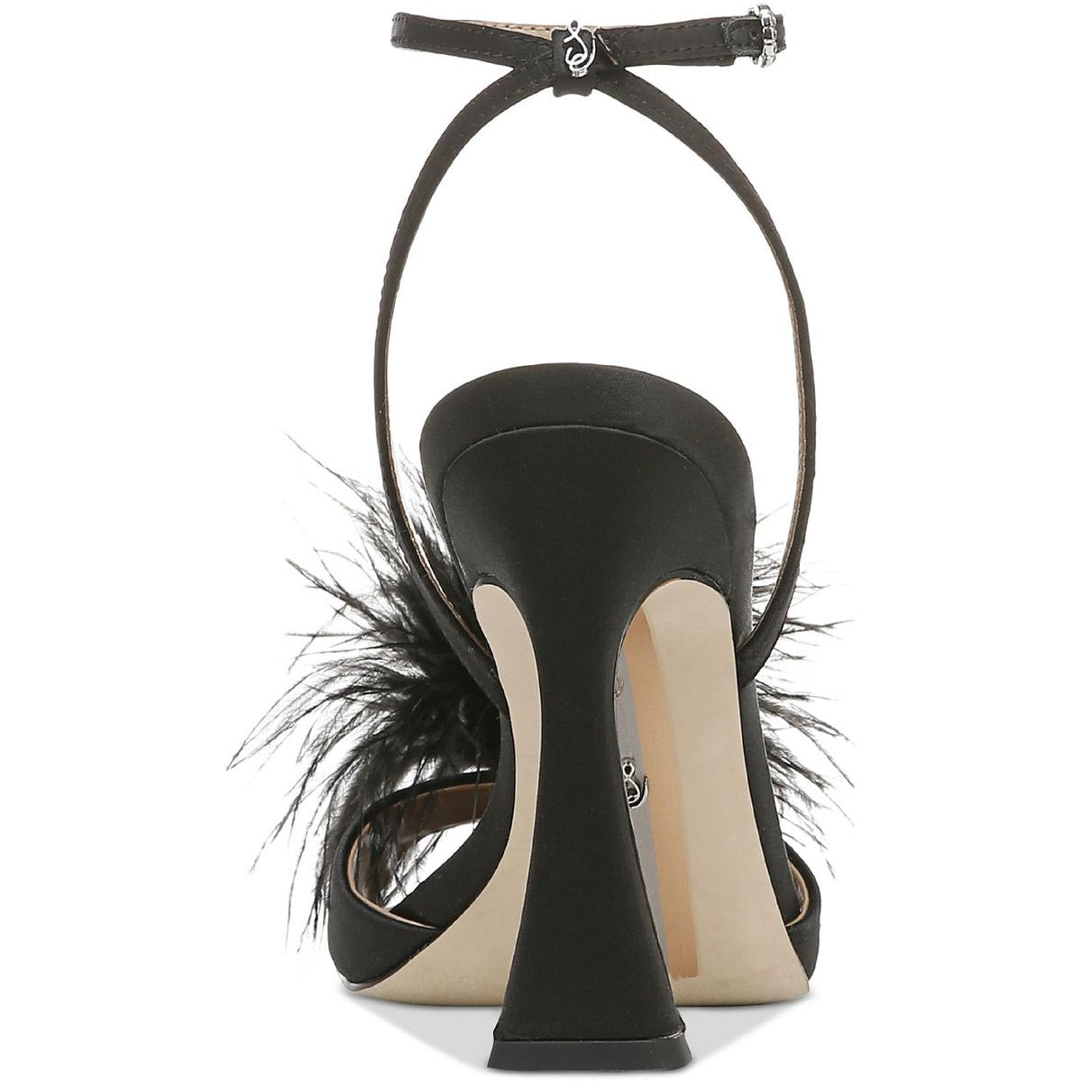 Leon Womens Embellished Feathers Heels