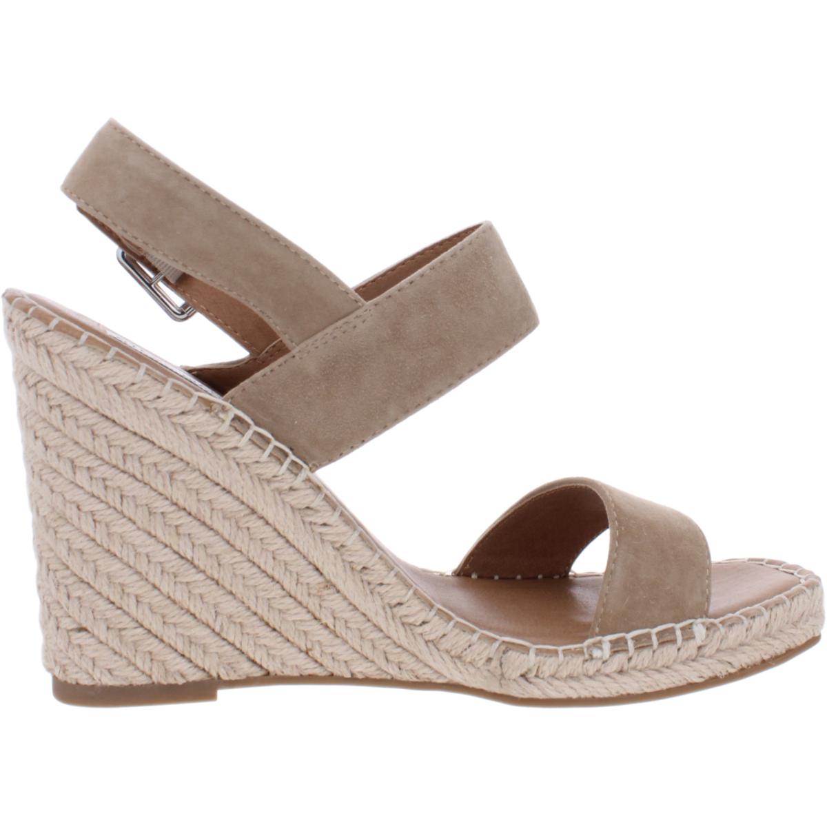 Uri Womens Buckle Espadrilles Wedge Sandals